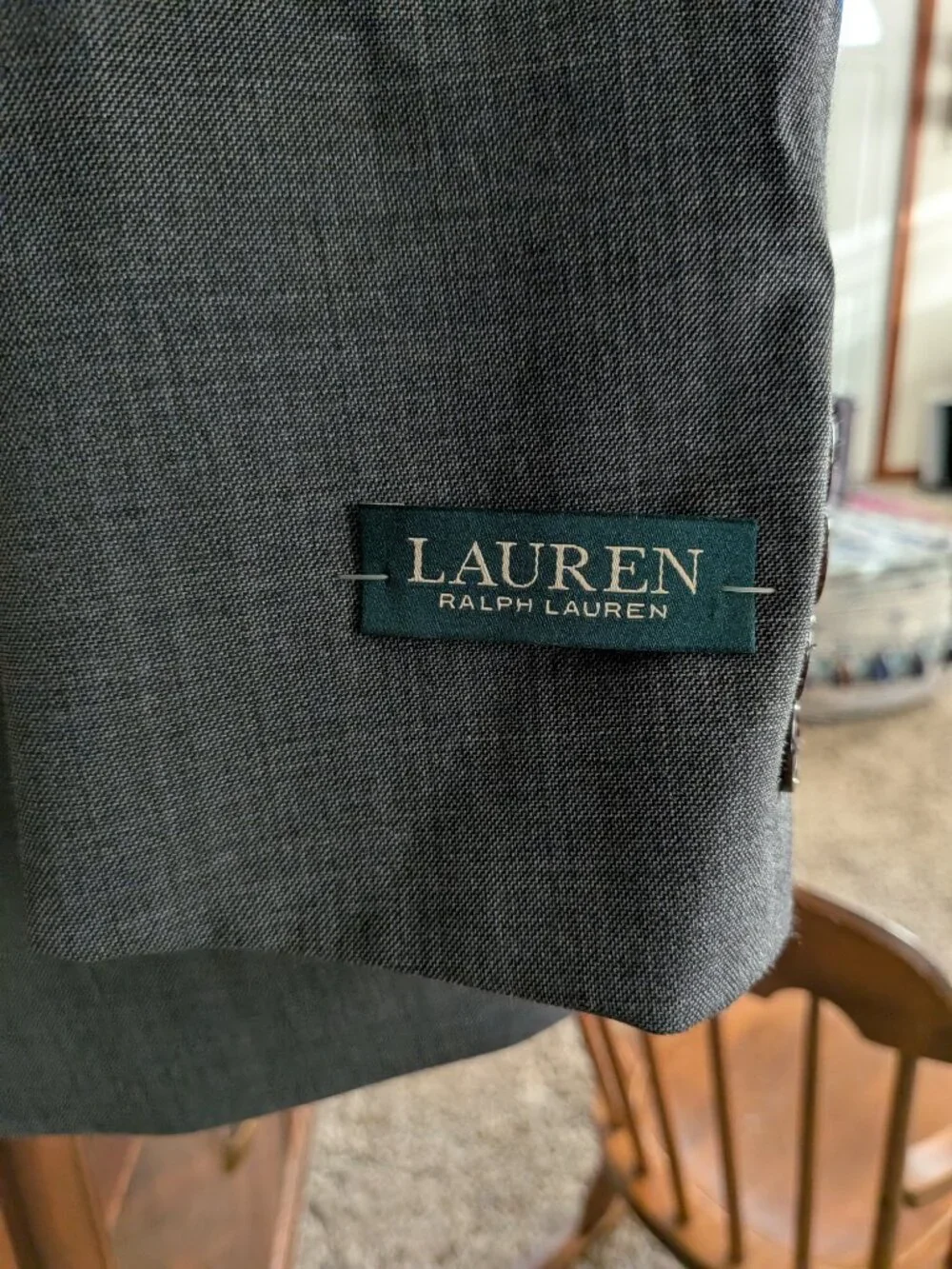 Ralph Lauren Mens UltraFlex Lattimore/Classic Fit Suit Jacket/Pants
